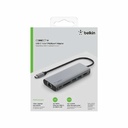 Adaptador Multi Puertos Belkin Cable USB-C