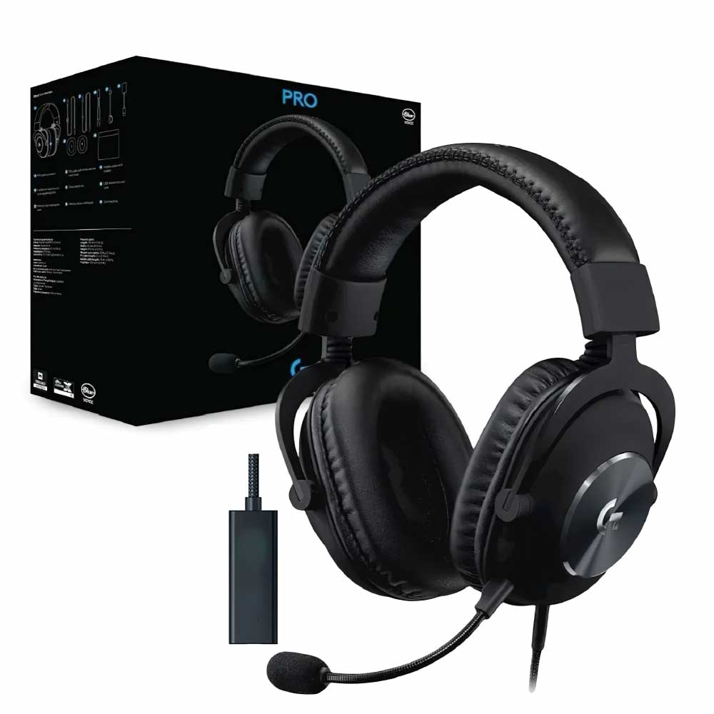 Logitech G PRO X 2 LIGHTSPEED Wireless Gaming Headset, Black - Auricular - tamaño completo - LIGHTSPEED - inalámbrico - aislamiento de ruido - negro