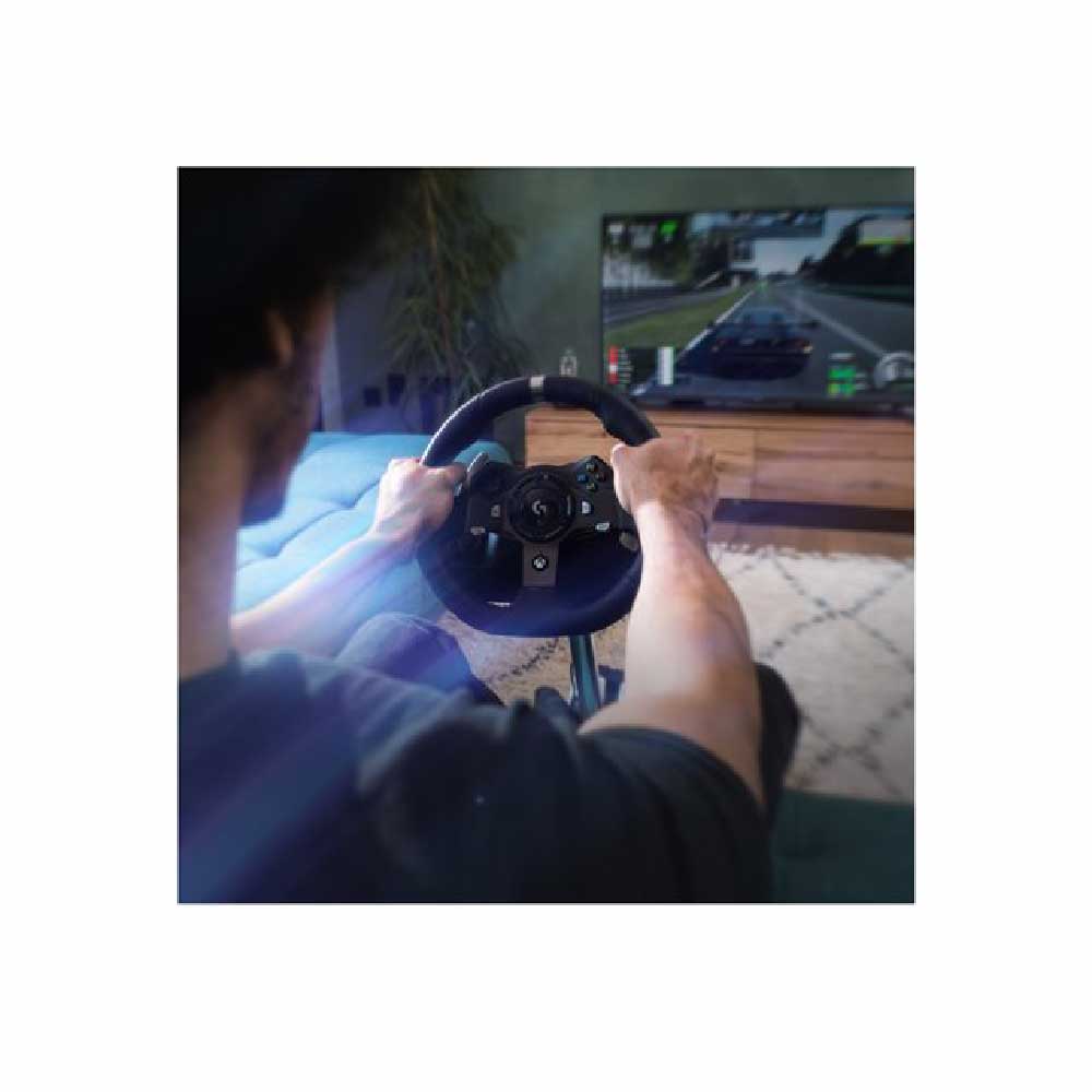Juego de volante y pedales Logitech G920 Force Feedback cableado para PC, Microsoft Xbox One