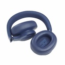 Audífonos JBL LIVE 660NC Bluetooth inalámbrico, cableado cancelación de sonido activo conector de 3,5 mm Color azul