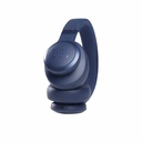 Audífonos JBL LIVE 660NC Bluetooth inalámbrico, cableado cancelación de sonido activo conector de 3,5 mm Color azul