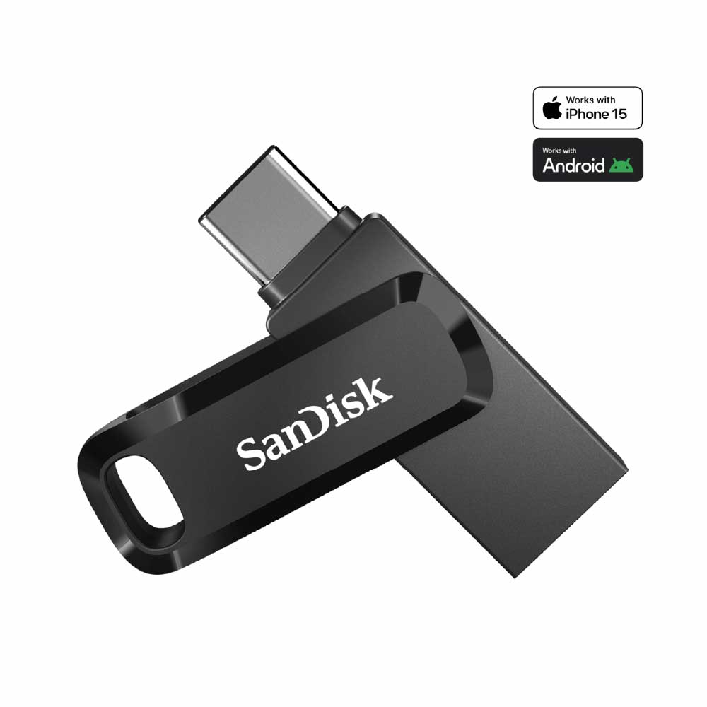 SanDisk - USB flash drive - 64 GB - USB 3.1 / USB-C