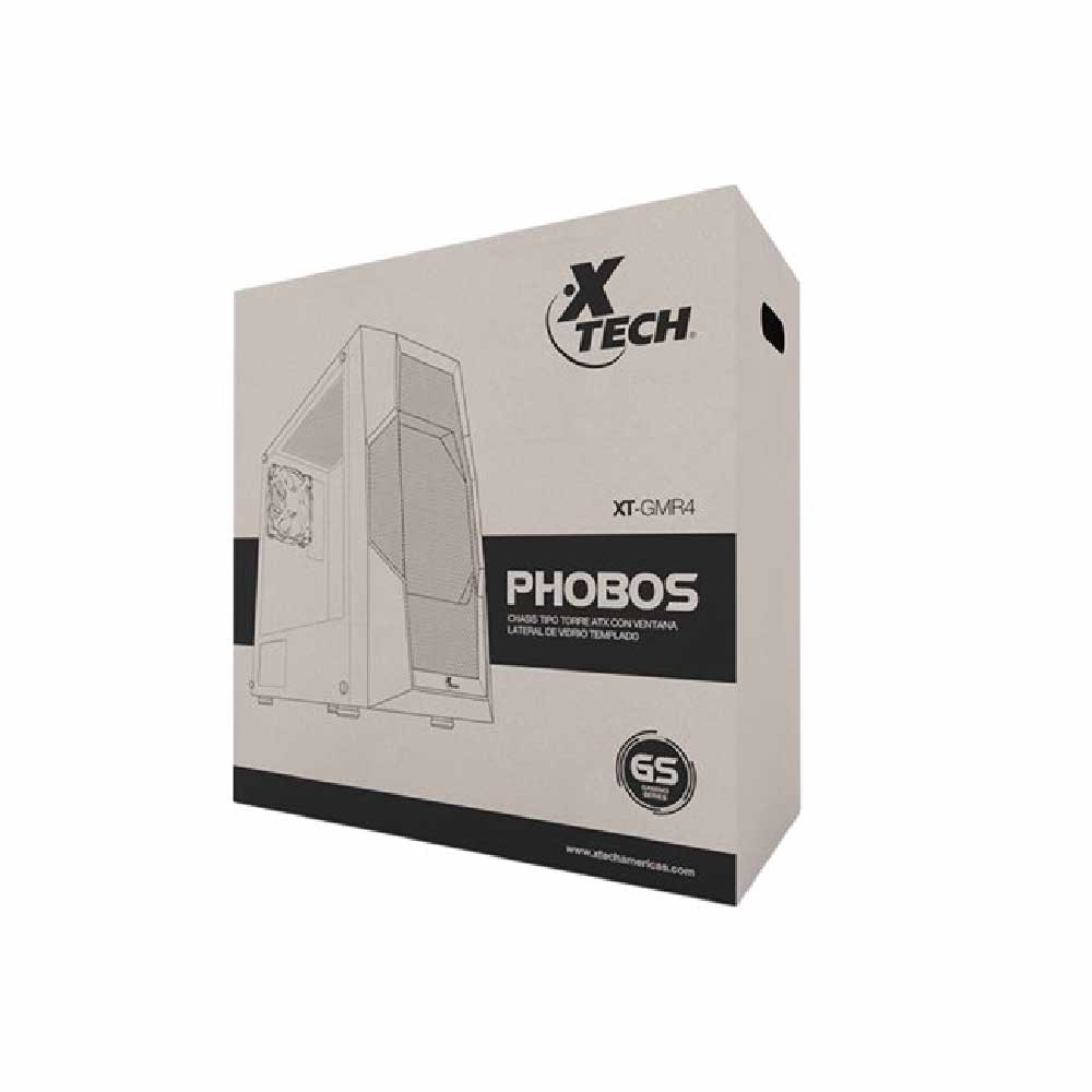 Case Computadora Xtech XT-GMR4 Media Torre Color negro