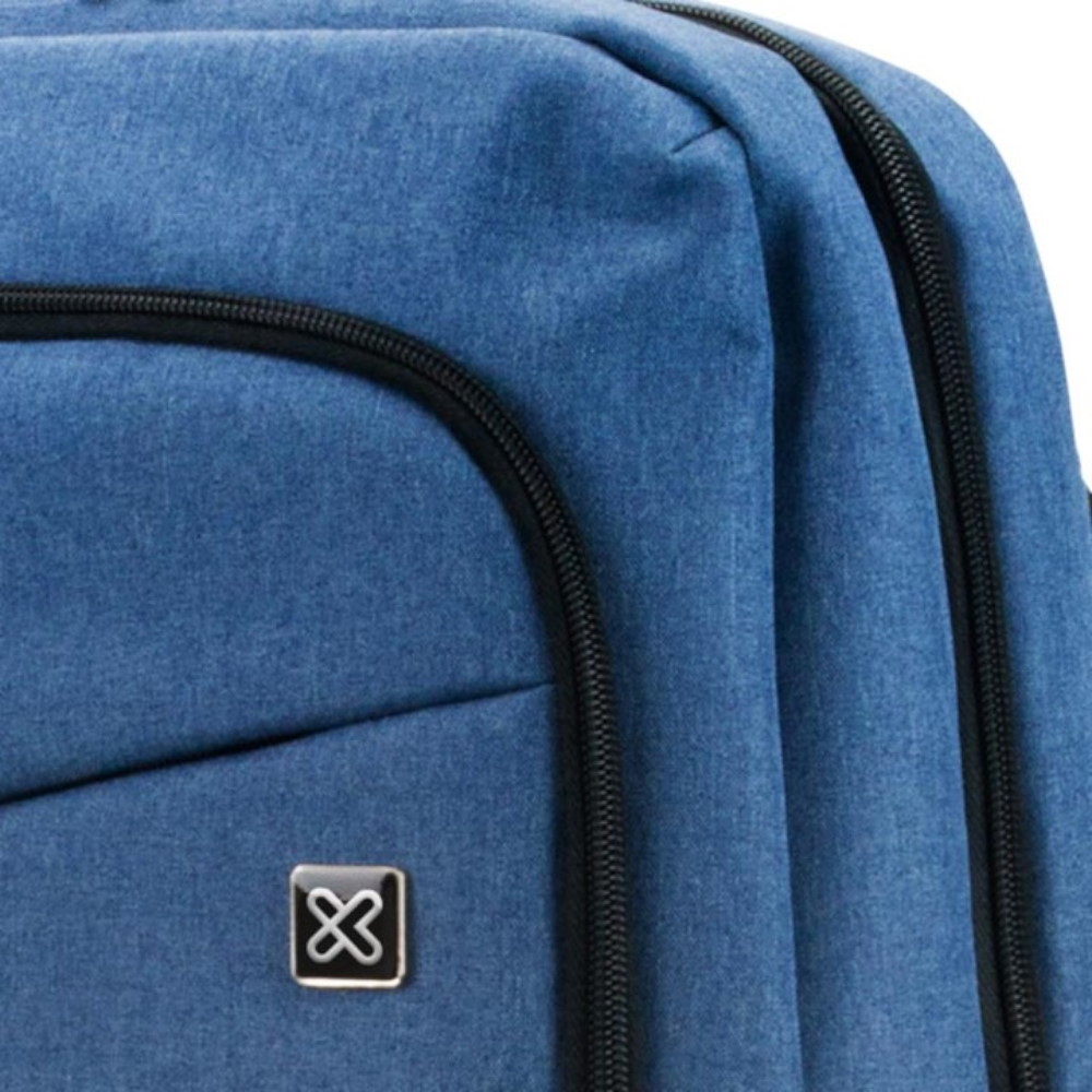 Mochila Klip Xtreme Indigo para laptop 15.6" color azul