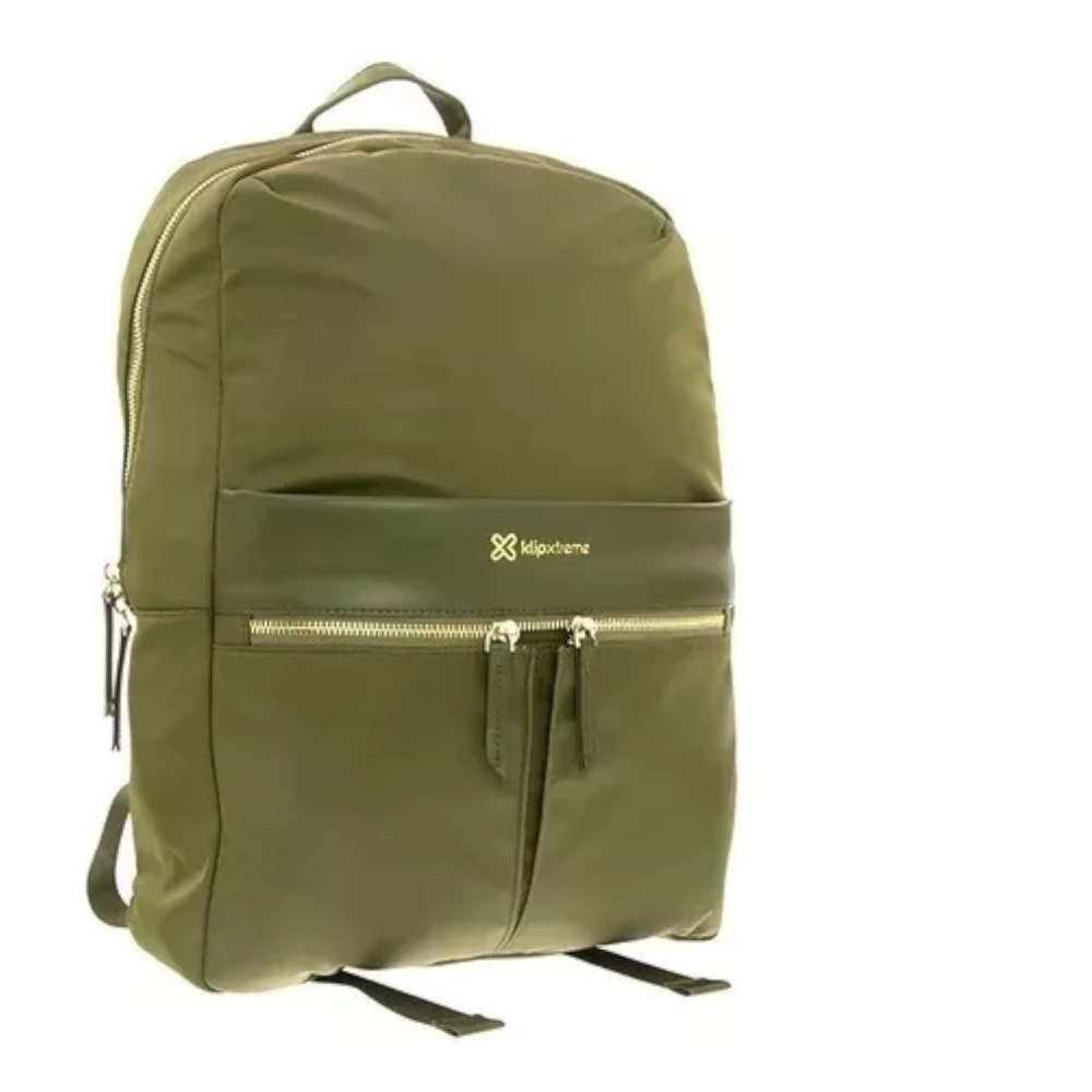 Mochila Klip Xtreme Bari para portátil de hasta 15.6" color verde