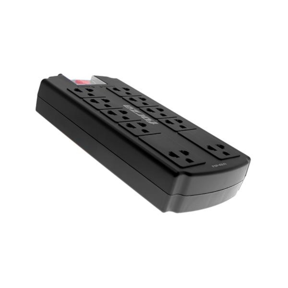 Regleta Forza Power Technologies - Surge suppres sor - AC 110/220 V - 10 Tomas de Corriente - Material retardador de llama - Interruptor automático de sobrecarga 