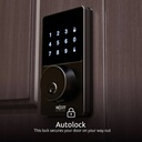 Cerradura de puerta inteligente Nexxt  Negro