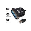 Cable Xtech paralelo 4 pin USB Tipo A - 25 pin D-Sub (DB-25) 1.8 m