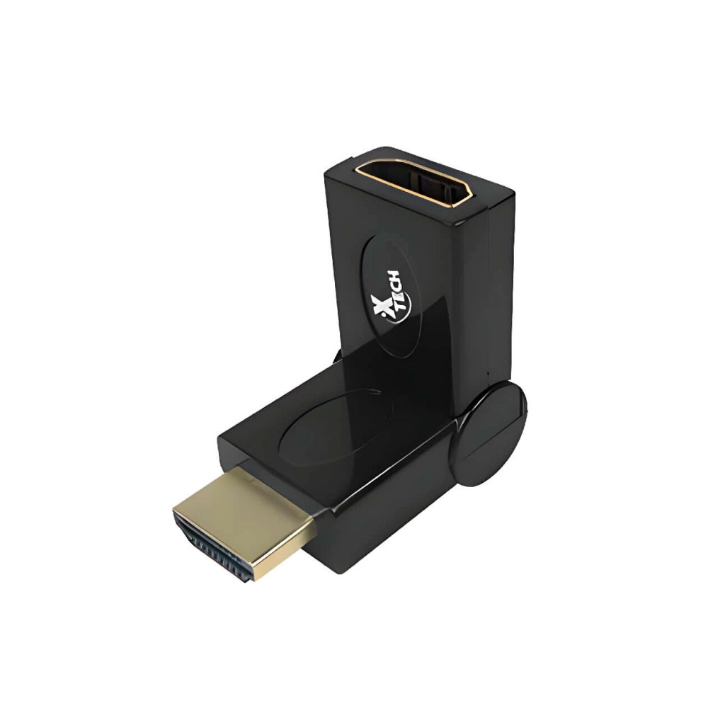 Cable adaptador Xtech  de HDMI macho a HDMI Hembra ajustable