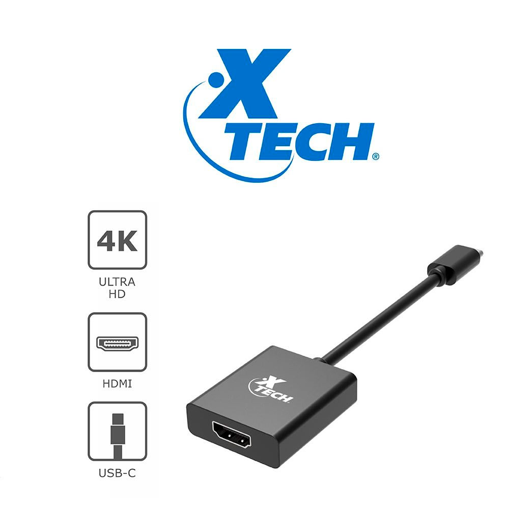 Cable adaptador Xtech  de HDMI macho a HDMI Hembra ajustable