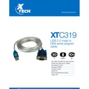 Cable Xtech USB a Serial DB9