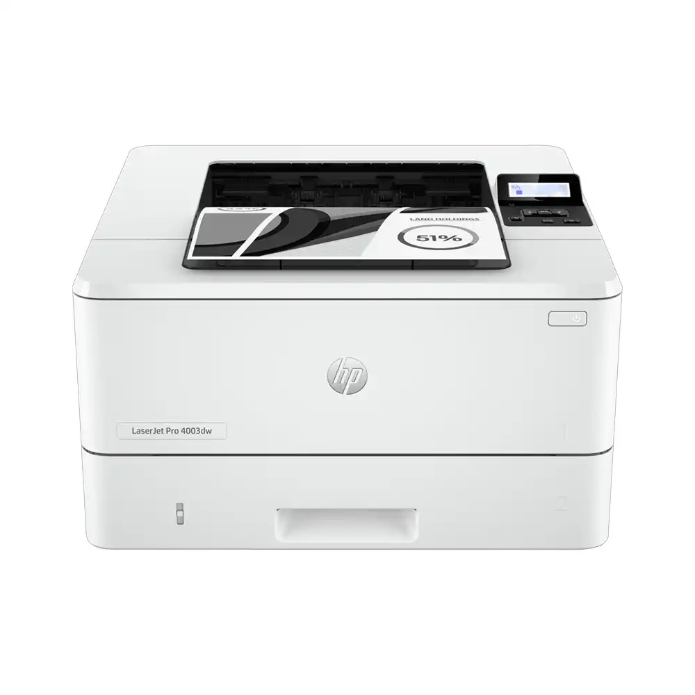 Impresora HP LaserJet Pro 4003dw impresión blanco y negro conexión Wi-Fi USB y Ethernet para equipos de trabajo grandes