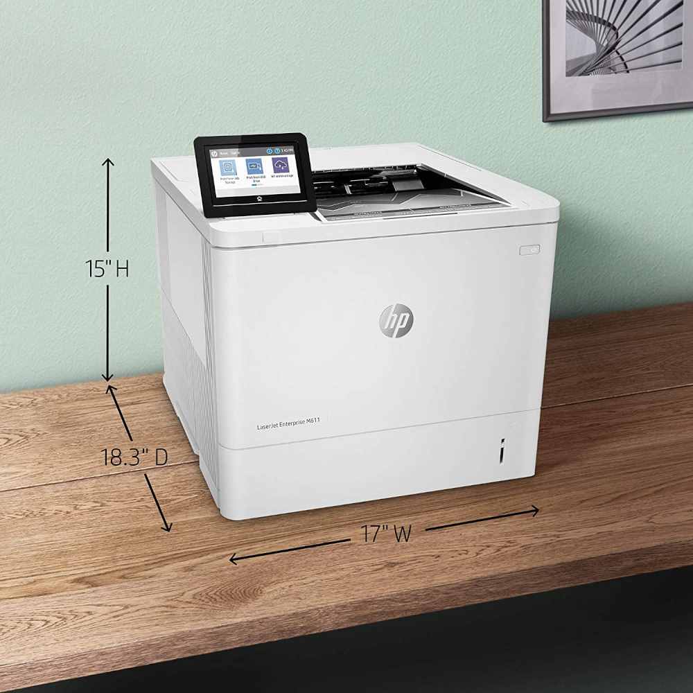 Impresora HP Monocromática LaserJet Enterprise M611DN, Resolución hasta 1200x1200 ppp, USB, Ethernet.
