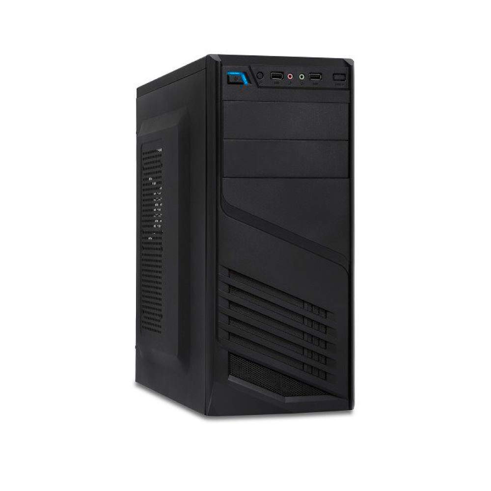 Case Media Torre Xtech de escritorio ATX Chasis ATX con unidad de fuente de alimentación 600W ps Color negro