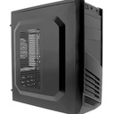 Case Media Torre Xtech de escritorio ATX Chasis ATX con unidad de fuente de alimentación 600W ps Color negro