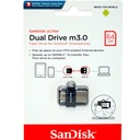 Memoria USB SanDisk Ultra Dual  64 GB. 