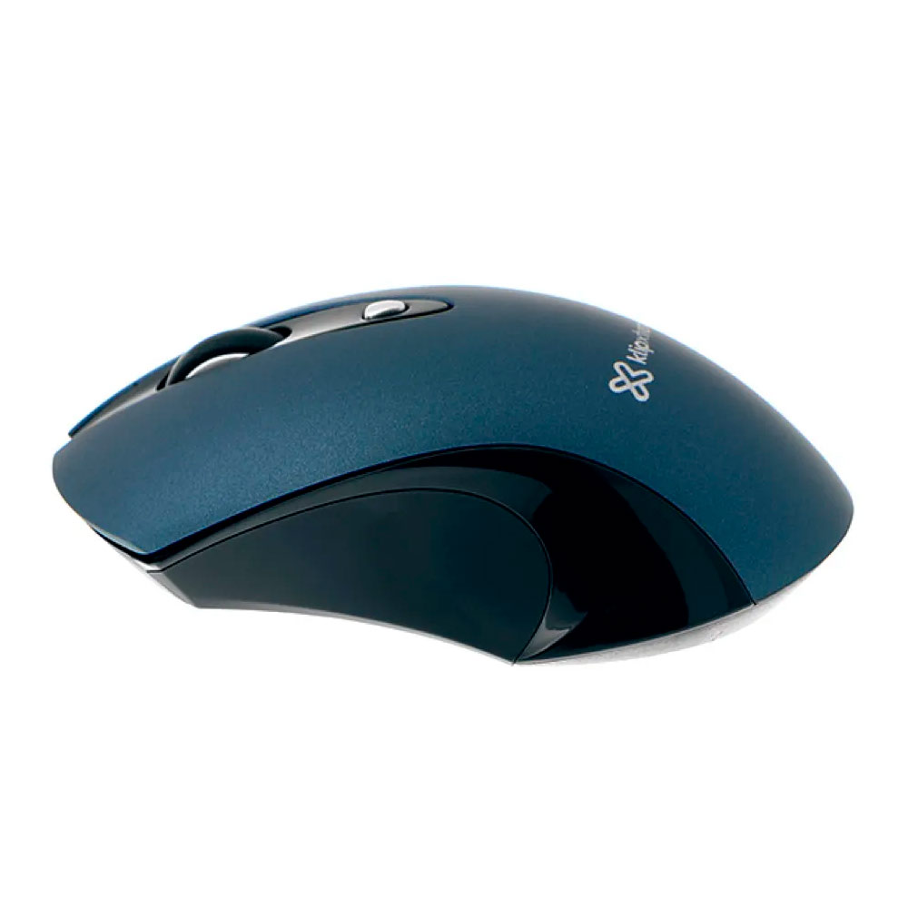 Mouse Klip Xtreme GhosTouch ergonómico KMW-400 Color Azul
