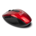 Mouse Klip Xtreme KMW-330 Inalámbrico Conector USB Ergonómico Rojo Vector