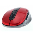 Mouse Klip Xtreme KMW-330 Inalámbrico Conector USB Ergonómico Rojo Vector