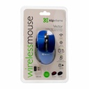 Mouse Klip Xtreme  Conector USB Ergonómico Óptico Azul