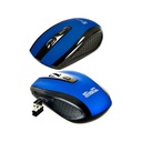Mouse Klip Xtreme  Conector USB Ergonómico Óptico Azul