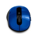 Mouse Klip Xtreme  Conector USB Ergonómico Óptico Azul