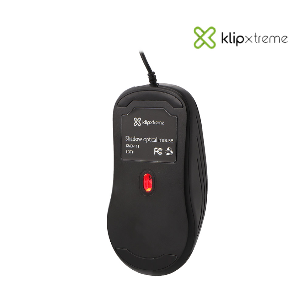 Mouse Klip Xtreme USB Color Gris 1600dpi