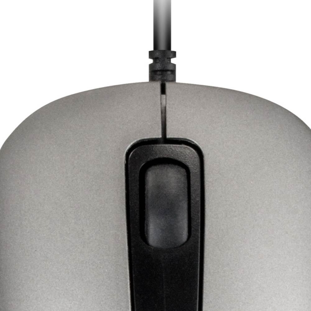 Mouse Klip Xtreme USB Color Gris 1600dpi