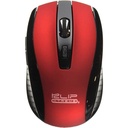 Mouse Klip Xtreme 2.4 ghz Inalámbrico 6 botones Color rojo