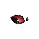 Mouse Klip Xtreme 2.4 ghz Inalámbrico 6 botones Color rojo