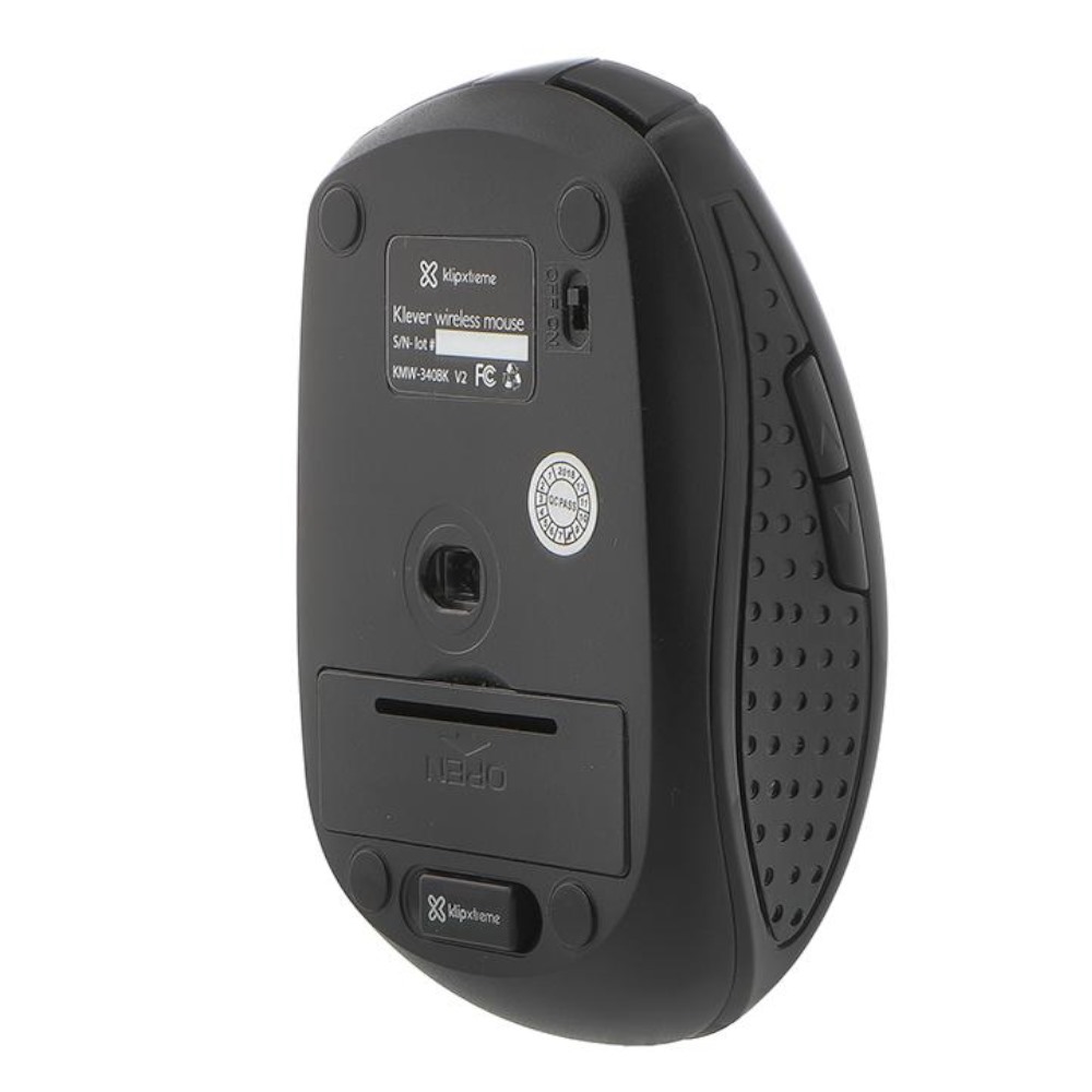 Mouse Klip Xtreme 2.4 ghz Inalámbrico 6 botones Color rojo