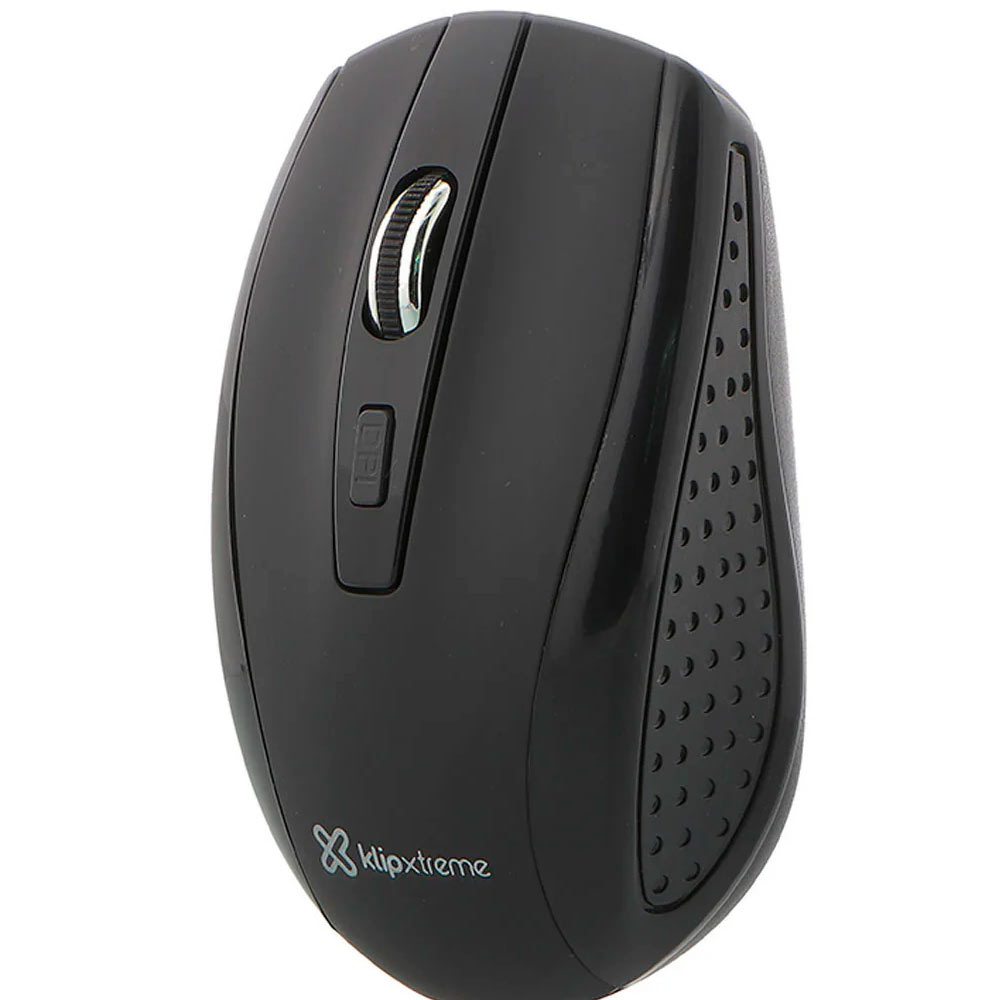 Mouse Klip Xtreme Inalámbrico Ergonómico 2.4 ghz Color Negro