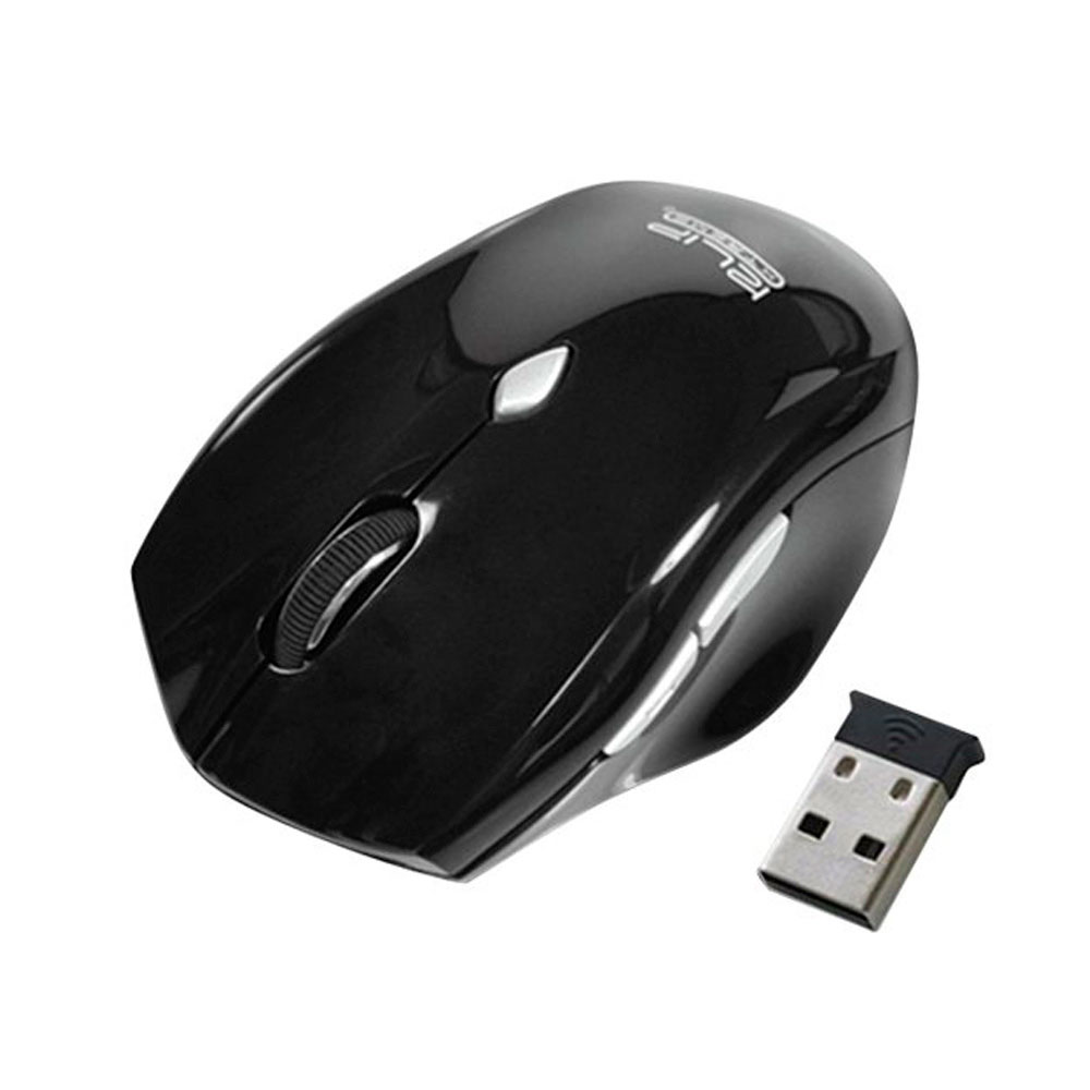 Mouse Klip Xtreme Inalámbrico Ergonómico 2.4 ghz Color Negro