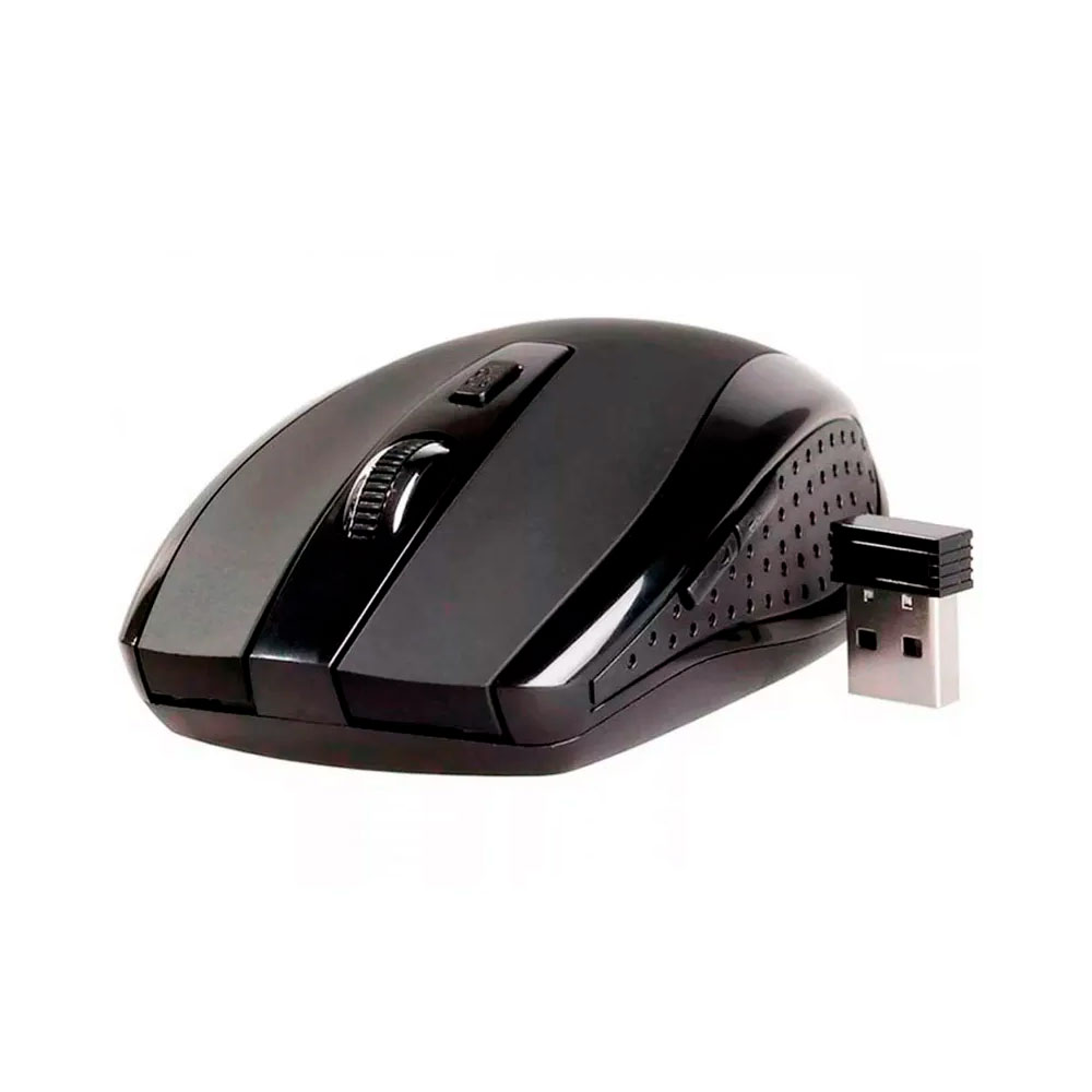 Mouse Klip Xtreme Inalámbrico Ergonómico 2.4 ghz Color Negro