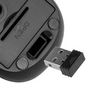 Mouse Klip Xtreme Inalámbrico Ergonómico 2.4 ghz Color Negro