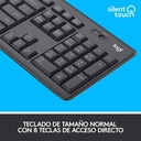 Combo Mouse y Teclado Logitech MK295 inalámbrico Silencioso español