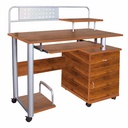 Escritorio Multinivel Con Gabinete De 2 Gavetas, Xtech