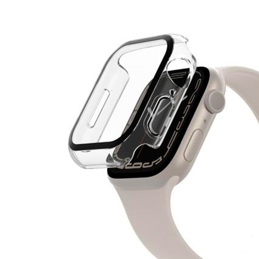 Protector de pantalla para Apple Watch Belkin curvada templada, 2 en 1 Color Blanco