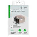 Protector de pantalla para Apple Watch Belkin curvada templada, 2 en 1 Color Blanco