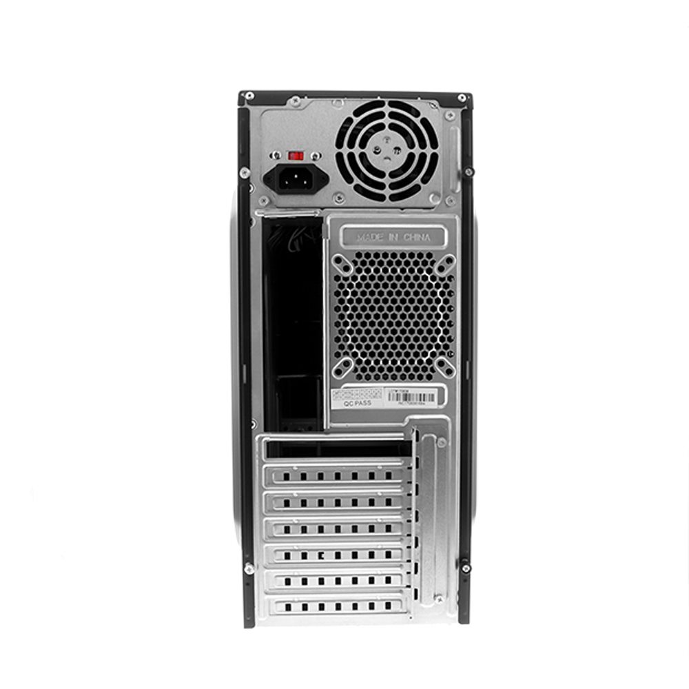Case Xtech XTQ-209 para escritorio Media torre ATX 600 vatios Color negro USB/Audio
