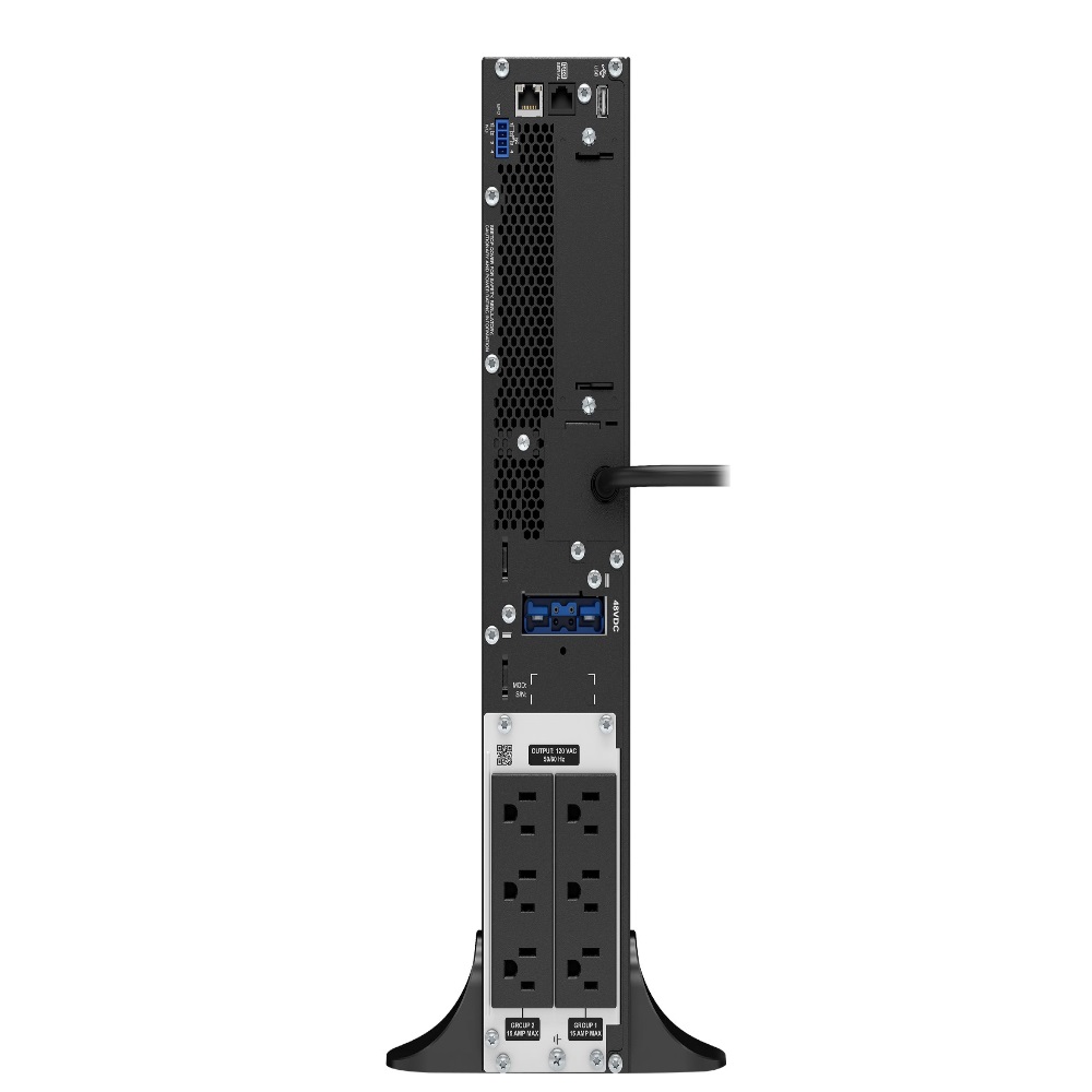 UPS APC Smart-UPS SRT 1500VA (montaje  en rack / externo) CA 120 V, 1.35 kW, 1500 VA, RS-232, USB, conectores de salida: 6, PFC, 2U, Negro