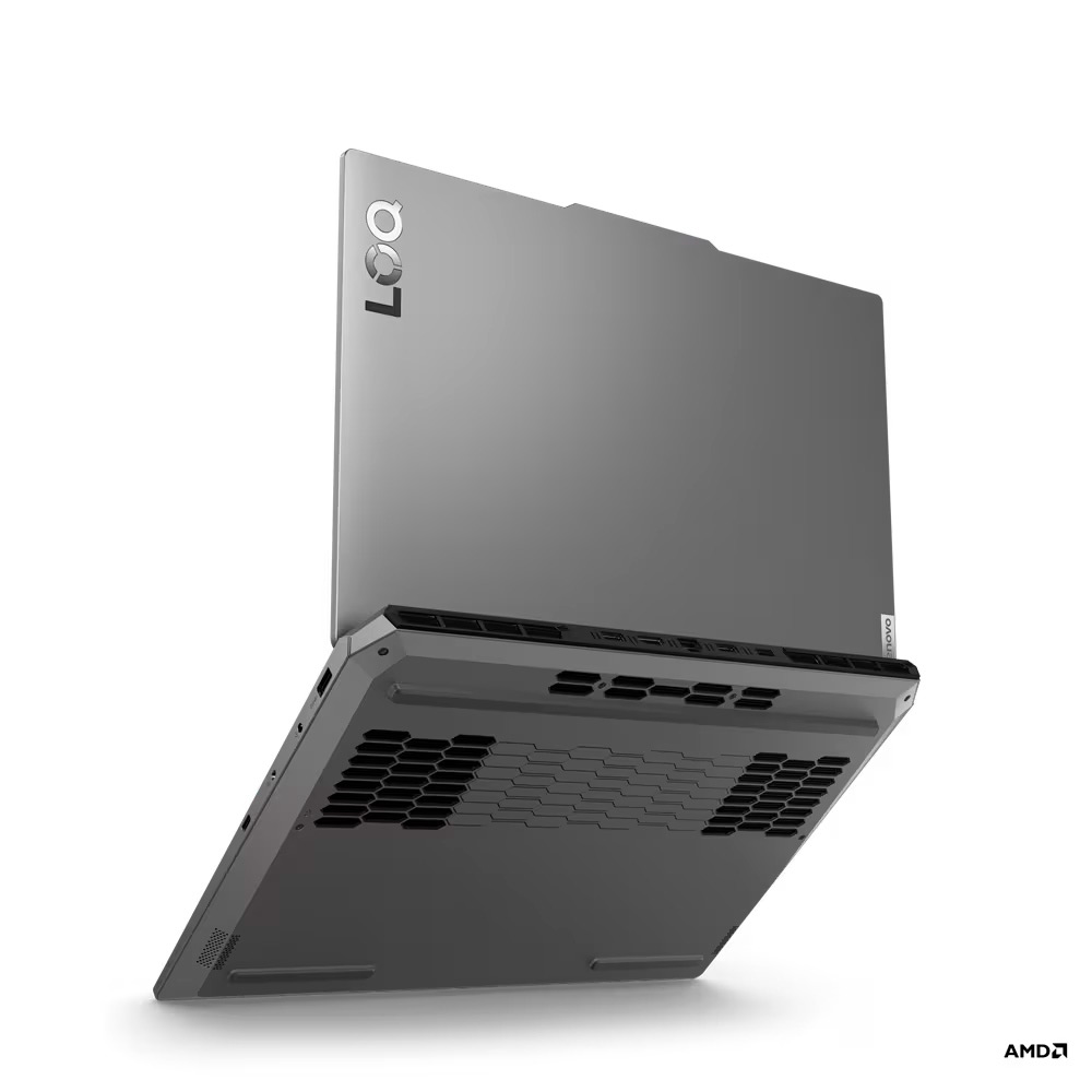 Laptop Lenovo LOQ 15.6" NoteBook AMD Ryzen 5 7235HS ram 16 GB SSD 512 GB NVIDIA GeForce RTX 3050, Windows 11 Home Gris + Mouse