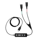 Adaptador para auriculares Jabra LINK 265  USB (M) a Desconexión rápida