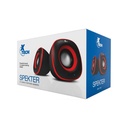 Parlantes estereo multimedia 2.0 Xtech XTS-115RD