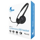 Auricular USB para videoconferencias Xtech para computadora - USB with mic XTH-240