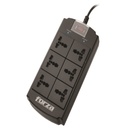 Universal Surge Protector Forza 6 outlet Nema plug 110/240V