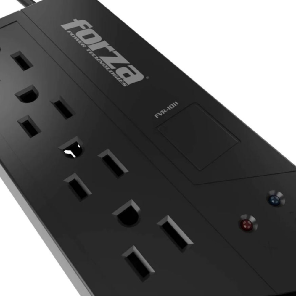 Automatic voltage regulator Forza - AC 115 V - 4 Tomas de Corriente - 1000 VA - NEMA 2-USB 500W