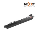 Nexxt Solutions Infrastructure - Power distribution unit - Rack-mountable - AC 110-125 V - 9 Tomas de Corriente - NEMA 5-15 15A 1U