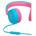 Auriculares con diadema JBL - JR310 - Para Componentes electrónicos portátiles / Para Tablet - Cableado - rosado/celeste