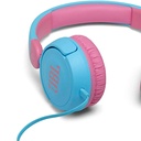 Auriculares con diadema JBL - JR310 - Para Componentes electrónicos portátiles / Para Tablet - Cableado - rosado/celeste